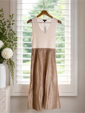 j crew gold pleated dress J Crew Collection 00 NWT $298 Pleated Metallic Gold Lam Midi Dress Party NEW